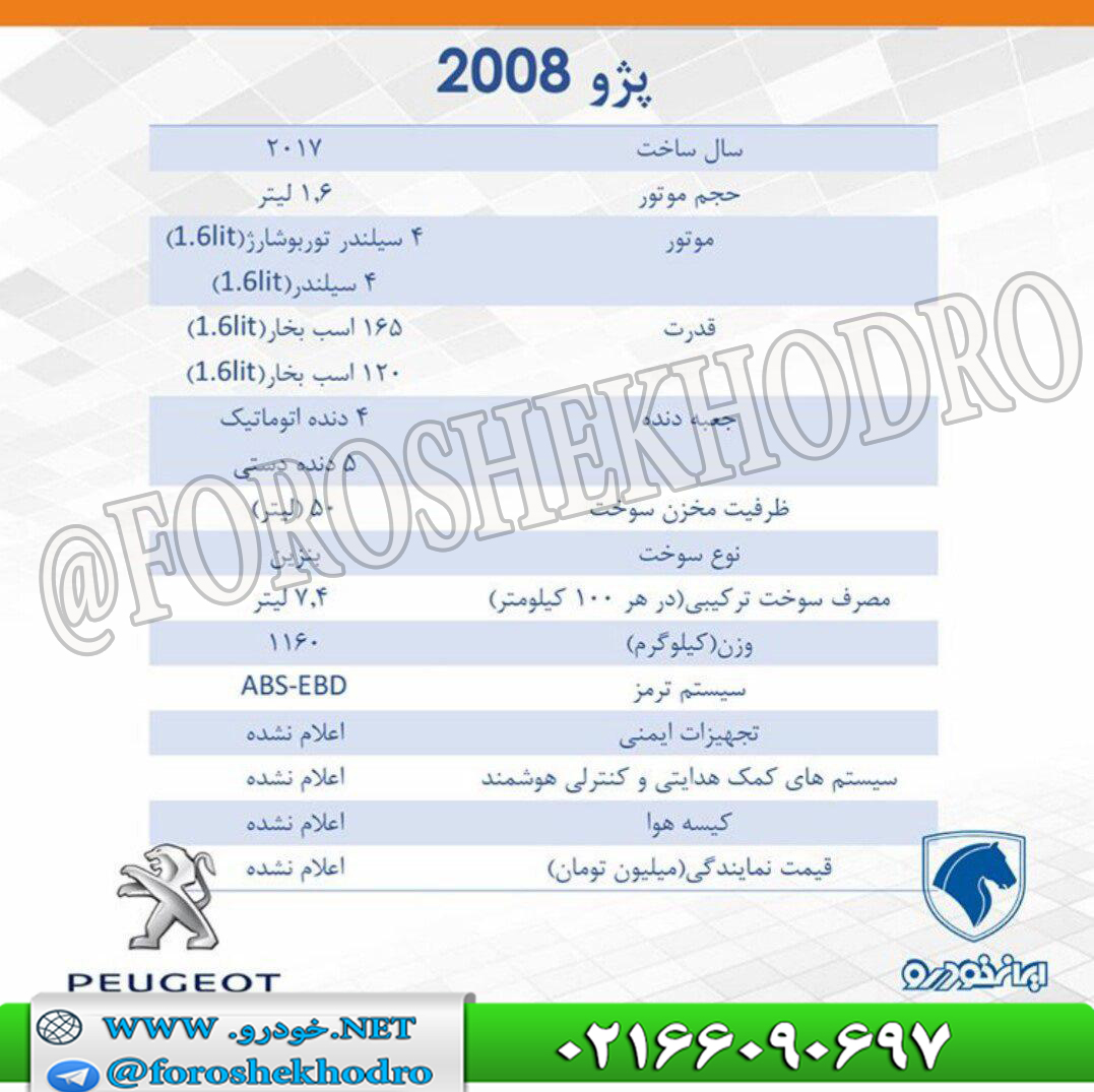 کاتالوگ پژو2008